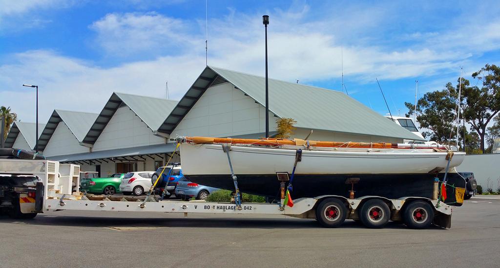 Eclipse leaves Perth for the CBA Nationals © Supplied by Yacht Owner